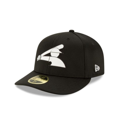 Chicago White Sox Gorra | New Era MLB Clubhouse Collection Low Profile 59fifty Fitted Cap Mexico - Negros